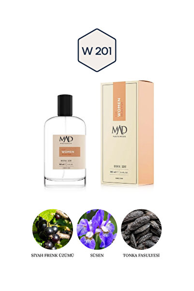 Mad Parfüm Mad W201 Selective 100 ml Kadın Parfüm | Oryantal & Çiçeksi Notalar