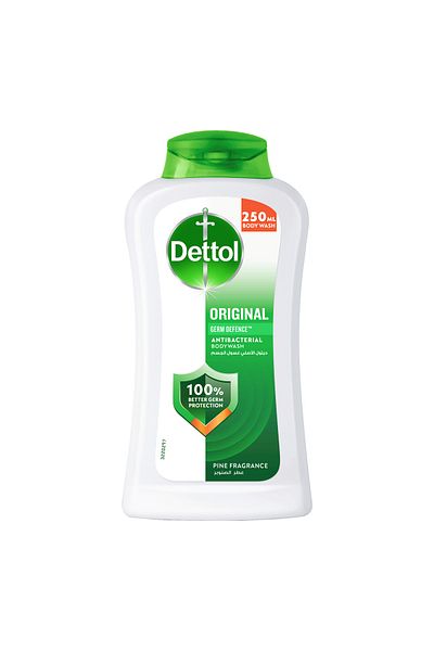 Dettol Original Body Wash Pine Fragrance 250 ml Refreshing Clean, Long-lasting Freshness