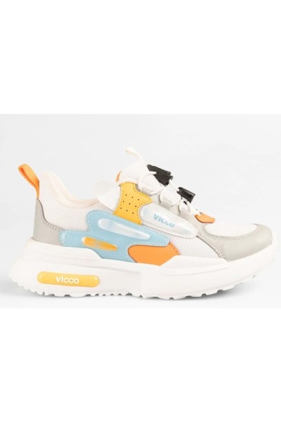 Vicco Cecelia Akıllı Lastik Bağcık Ortopedik Çocuk Spor Ayakkabı BEYAZ