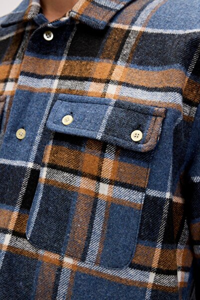 Bad Bear Bernard Mavi Erkek Oduncu Gömlek