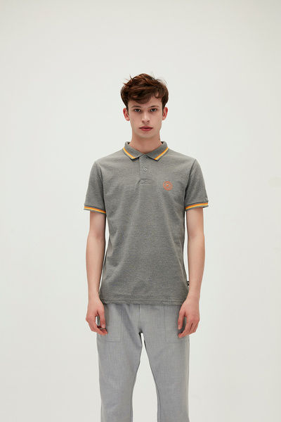 Bad Bear Groove Polo Antramelange