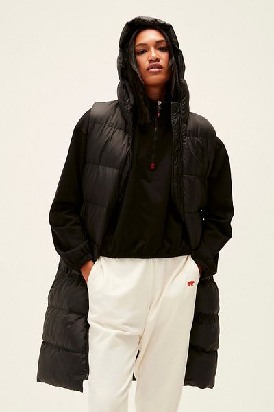 Bad Bear Wayfarer Vest Black Women's Puffer Vest