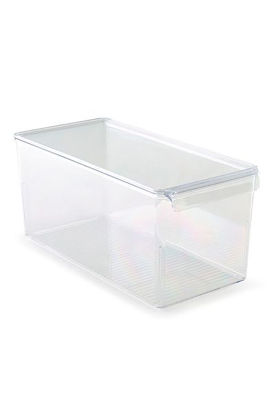Prima Nova Refrigerator with Transparent Lid - 6-Piece Closet Organizer and Storage Container 165*355*160mm