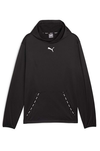 Puma 524935-01 Fıt Pwr Fleece Hoodie Φούτερ Ανδρικό φούτερ με κουκούλα μαύρο