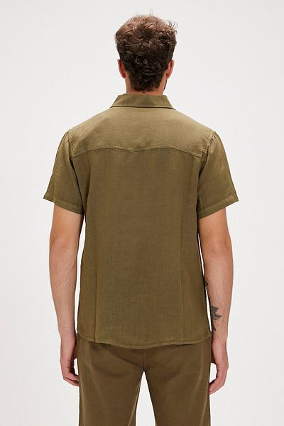 Bad Bear Lyne Khaki Short Sleeve Men's Shirt