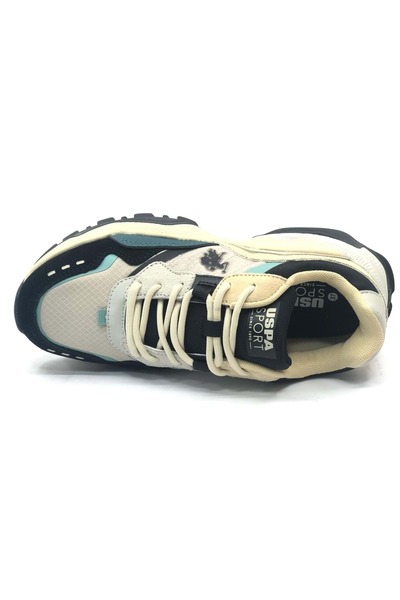 U.S. Polo Assn. Yota Wmn 4Pr Bej-Siyah (36-40) Outdoor Ayakkabı