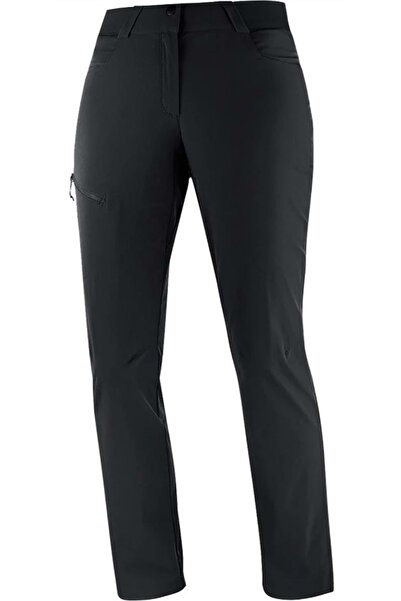 Salomon Pantaloni negri pentru exterior pentru femei Wayfarer PANTALONI PENTR...