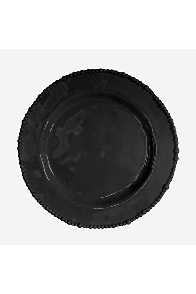 Baci Milano Joke Siyah Melamin Yemek Tabağı 28 Cm