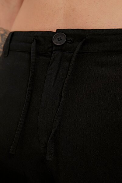 Bad Bear Lyne Men's Black Shorts - Side Pocket