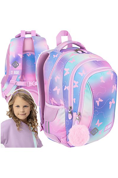 RIGHT Ghiozdan ergonomic St Right, Butterfly