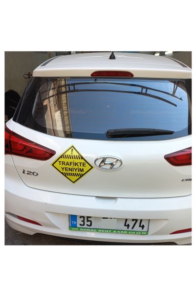 AUTO LUXURY I'M New in Traffic Car Magnet Magnetic Beginner Driver Sticker Non-Vehicle Sticker 1 Piece 20X20