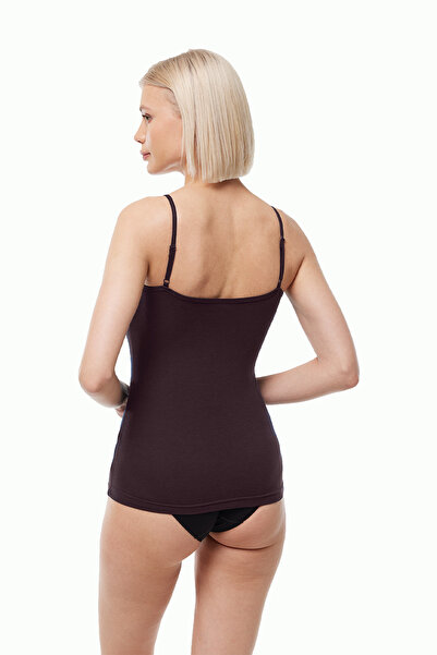 Malabadi Women's Brown Adjustable Rope Strap Modal Athlete 140