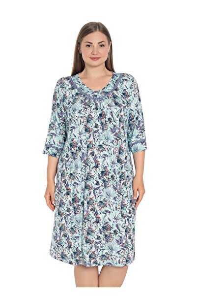 Cotpark Cămașă de noapte cu dantelă de mărime mare pentru femei 13617