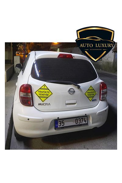 AUTO LUXURY I'M New to Traffic Car Magnet Magnet Beginner Driver Sticker Off Vehicle Sticker 1Pcs