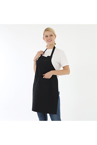 Biz Class Cepli Şef Garson Kafe Aşçı Barista Siyah Önlük Mutfak Önlüğü Masterchef Cafe Apron Restaurant