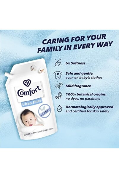 Comfort Baby Fabric Conditioner 1 Litre Gentle Softness & Long-lasting Freshness For Delicate Baby Clothes