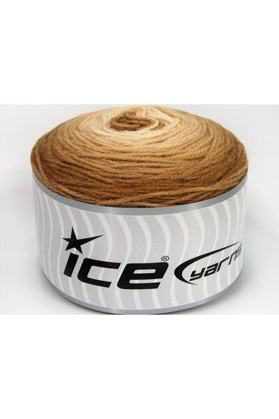 Ice yarns مجموعة من 3 × 100 جرام من خيوط Ice Yarns CAKES BABY FINE بألوان بنية