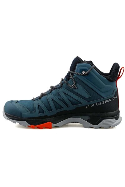 Salomon X Ultra 4 Mıd Gtx Gore-Tex® L41383400 Hiking Patika Tırmanış Erkek Outdoor Bot MAVİ