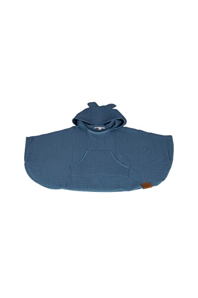 Mujo Baby&Kids 4-шаровий мусліновий палантин – 100% органічна бавовна – індиго