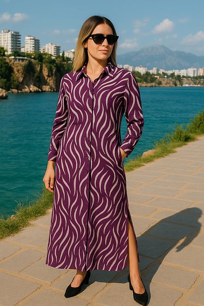 MODA Viscose Shirt Dress, Dress, Viscose Dress