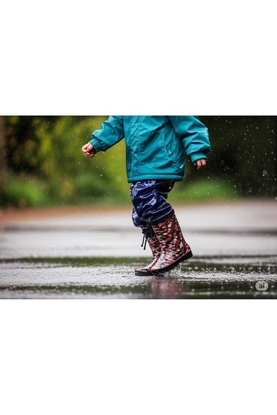 belixspor Konçlu Plush Women's Rain Boots 36-40 Pink