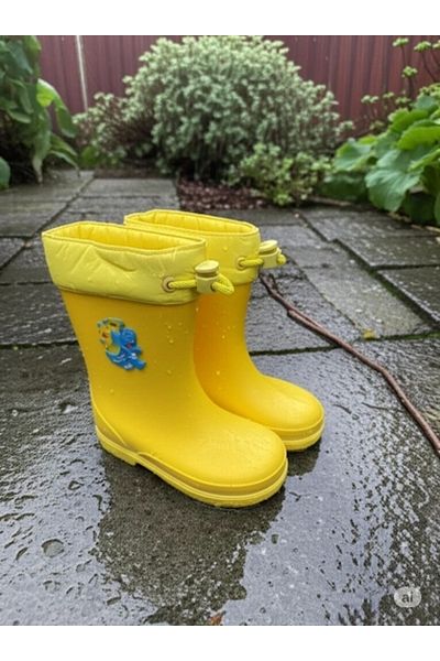 belixspor Konçlu Boy's Rain Boots 26-35 Yellow