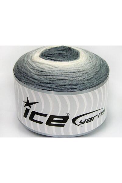 Ice yarns مجموعة من 3 × 100 جرام من خيوط Ice Yarns CAKES BABY FINE خيوط رمادي...