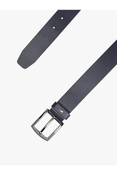 Tommy Hilfiger Men's Navy Blue Leather Belt
