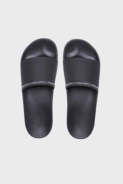 Calvin Klein Logo Slippers Hm0hm00981beh Men's Slippers Hm0hm00981 Beh