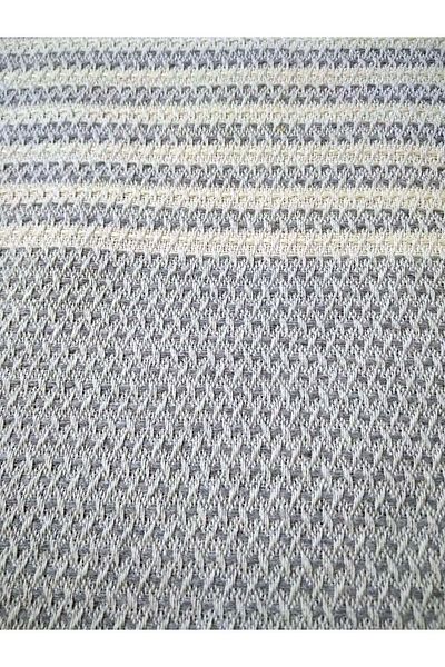 Mandaş Cotton Non-Slip Wicker Woven Sofa-Sofa Cover (180X220)-A.Grey
