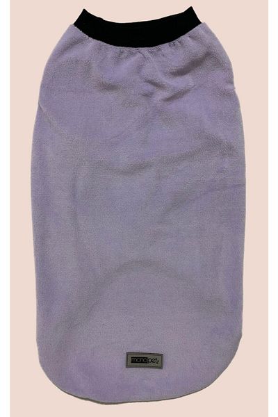 Monopetz New Season Polar Dog And Cat Outfit - Size Xl - Velvet Fabric Plain Lilac