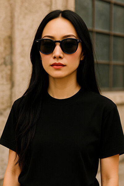 Eyesofia Prospera Luxury Unisex Black Sunglasses