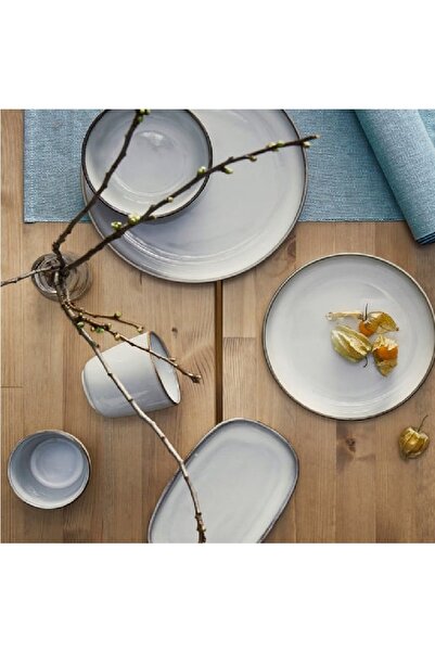 IKEA GLADELIG Side Plates, Grey, 20 cm, Set of 4