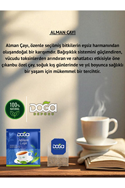 DOĞA DEPOSU Alman Çayı – Doğal Bitki Karışımı ile Ferahlık ve Canlılık