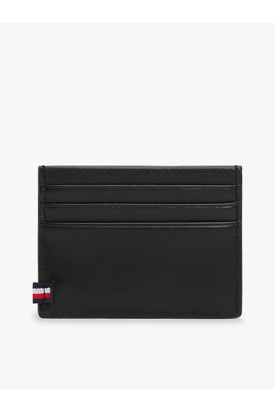 Tommy Hilfiger Men's Black Card Holder