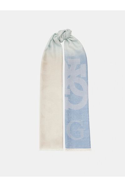 Guess Arnela Scarf Lurx 80X180 Women's Blue Shawl Aw5280Cot03-Pwg