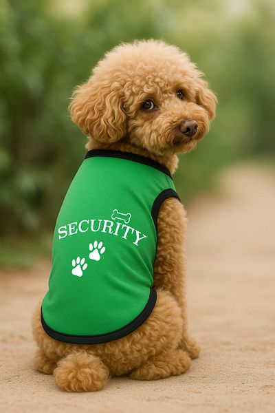 Monopetz New Season Dog and Cat Outfit - Green Security