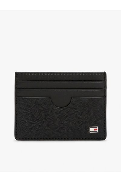 Tommy Hilfiger Men's Black Card Holder