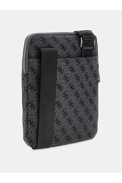 Guess Milano Crossbody Flat ανδρική γκρι τσάντα ώμου Hmmıstp5123-cbl