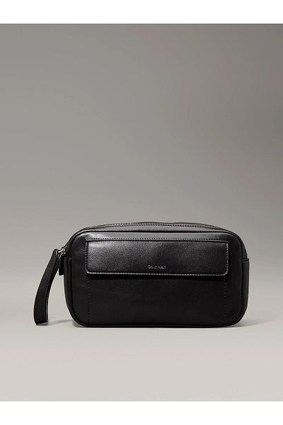 Calvin Klein Logo Double Zipper Bag K50K 513039 Beh Men's Bag K50K 513039   Beh