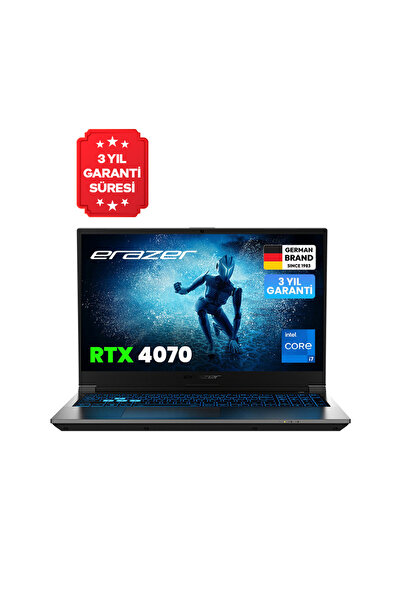 Erazer Deputy P60 MD62684 Intel Core i7 12650H 16GB RAM 1TB SSD RTX4070 15.6" 144Hz IPS FHD FreeDOS
