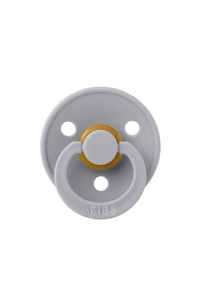 Bibs - Colour Latex Pacifier, Symmetrical Nipple, 0 Months -cloud