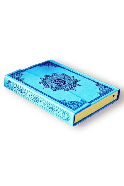 Medrese Yayınları Kuranı Kerim Mavi Orta Boy Çeyizlik Hediyelik Iri Yazılı 16...