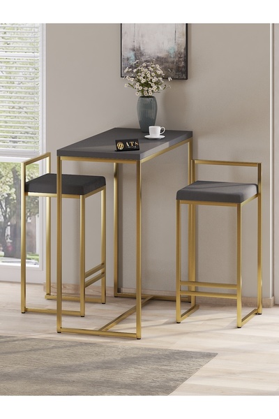 ATS Dekor Barvia GAA-004 2'Li Bar Masa Takımı