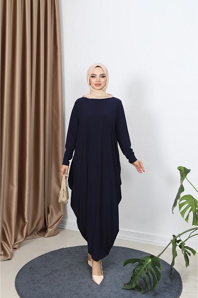 NİSUM MODA Bat Sleeve Dress