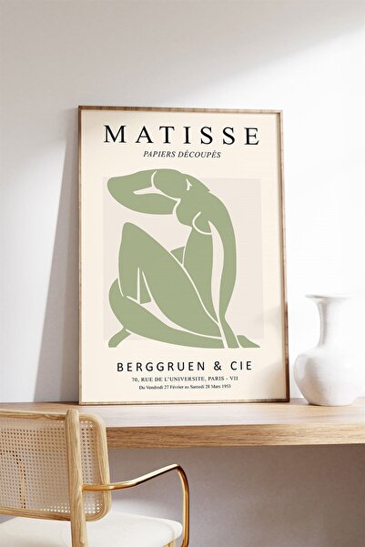 Buka Shops Matisse Cie Green Tablo, Poster - Çerçevesiz