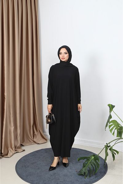 NİSUM MODA Bat Sleeve Dress