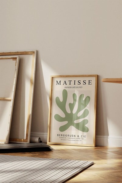 Buka Shops Matisse 1953 Pictură verde, Poster - Fără încadrare