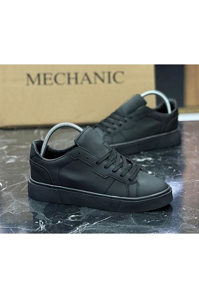 Elit 777 Black Flat Sole Comfortable Daily Men's Classic Sports Shoes
