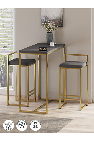ATS Dekor Barvia GAA-004 2'Li Bar Masa Takımı